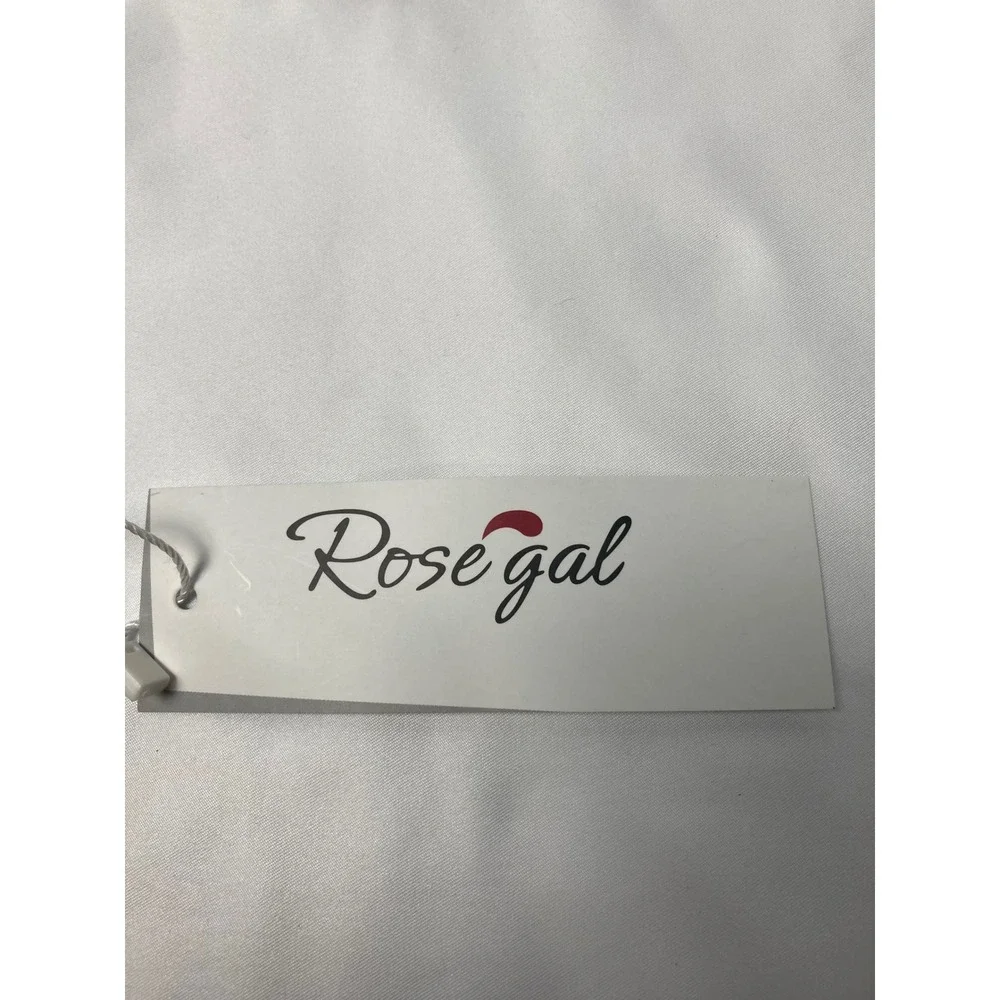 Rosegal Black Floral Halter Swim Dress Tunic Tummy Control Size 2XL US 18‎